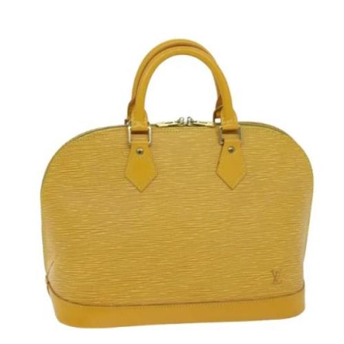 Pre-owned Leather louis-vuitton-bags Louis Vuitton Vintage , Yellow , ...