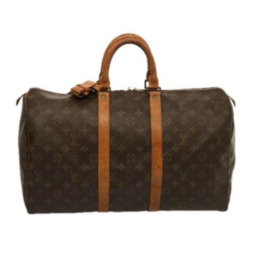 Pre-owned Canvas louis-vuitton-bags Louis Vuitton Vintage , Brown , Da...