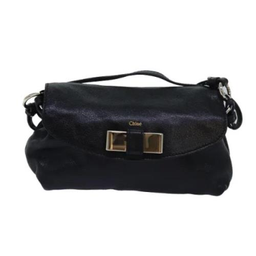 Pre-owned Leather crossbody-bags Chloé Pre-owned , Black , Dames