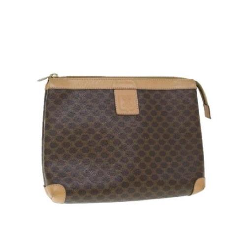 Pre-owned Canvas celine-bags Celine Vintage , Brown , Dames