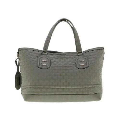 Pre-owned Canvas gucci-bags Gucci Vintage , Gray , Dames