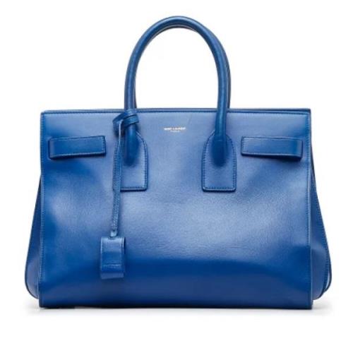 Pre-owned Leather saint-laurent-bags Yves Saint Laurent Vintage , Blue...