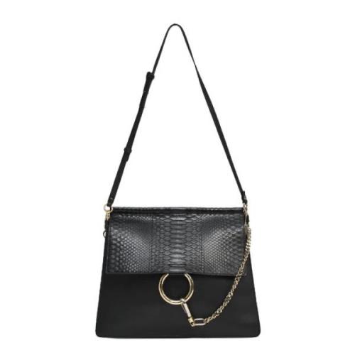 Pre-owned Leather shoulder-bags Chloé Pre-owned , Black , Dames