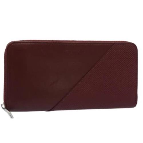 Pre-owned Leather wallets Bottega Veneta Vintage , Red , Dames