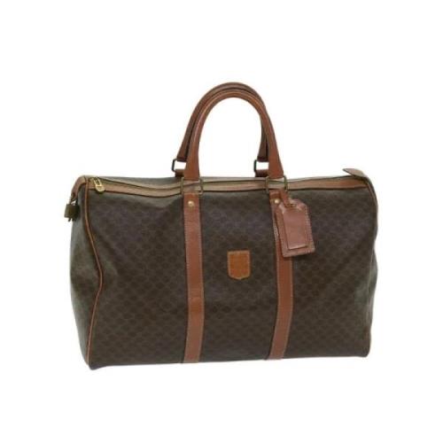 Pre-owned Canvas celine-bags Celine Vintage , Brown , Dames