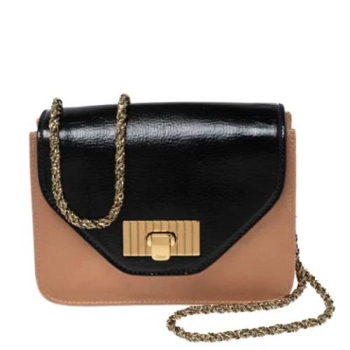 Pre-owned Leather shoulder-bags Chloé Pre-owned , Black , Dames