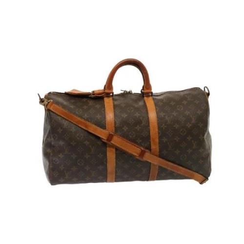 Pre-owned Canvas louis-vuitton-bags Louis Vuitton Vintage , Brown , Da...