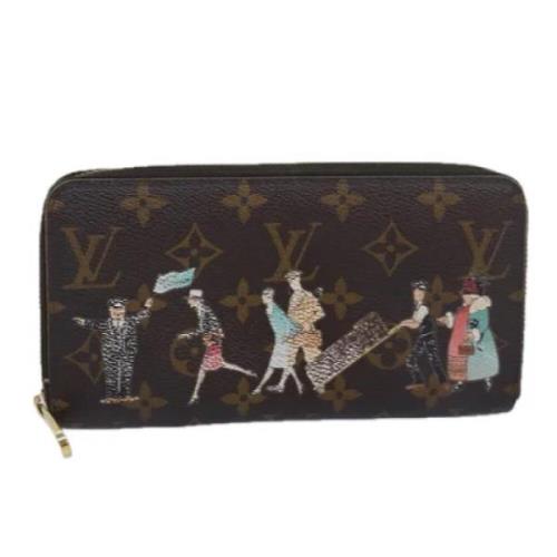 Pre-owned Canvas wallets Louis Vuitton Vintage , Brown , Dames