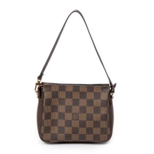 Pre-owned Coated canvas handbags Louis Vuitton Vintage , Brown , Dames