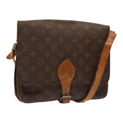 Pre-owned Canvas louis-vuitton-bags Louis Vuitton Vintage , Brown , Da...