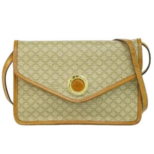 Pre-owned Canvas celine-bags Celine Vintage , Beige , Dames