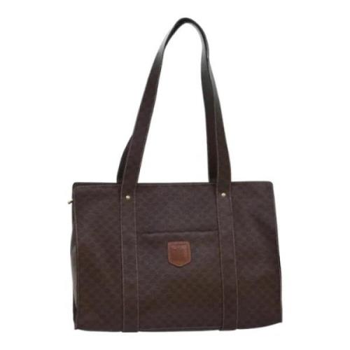 Pre-owned Canvas celine-bags Celine Vintage , Brown , Dames