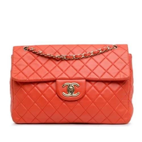 Pre-owned Leather shoulder-bags Chanel Vintage , Red , Dames