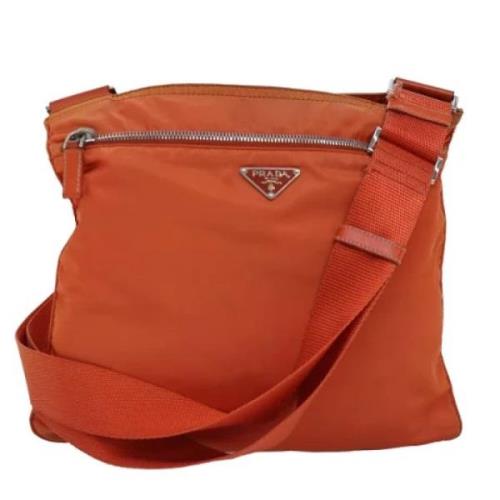 Pre-owned Nylon prada-bags Prada Vintage , Orange , Dames