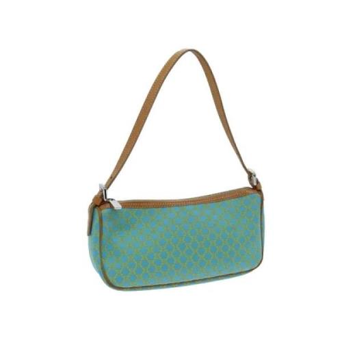 Pre-owned Canvas celine-bags Celine Vintage , Blue , Dames