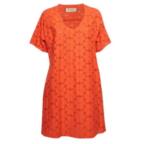 Pre-owned Cotton dresses Marni Pre-owned , Orange , Dames