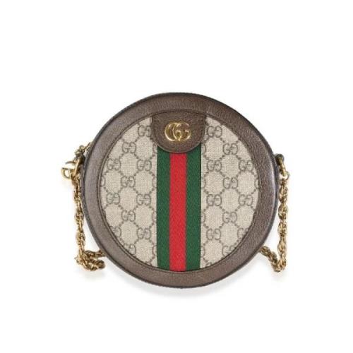 Pre-owned Canvas gucci-bags Gucci Vintage , Beige , Dames