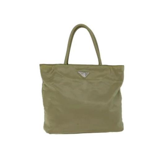 Pre-owned Nylon prada-bags Prada Vintage , Beige , Dames