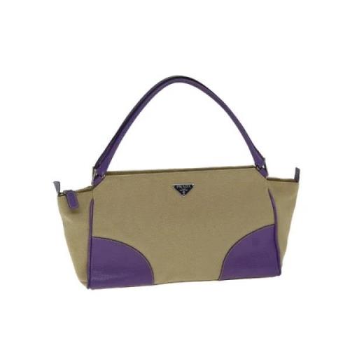 Pre-owned Cotton handbags Prada Vintage , Purple , Dames