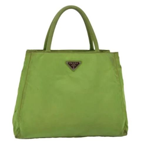 Pre-owned Nylon prada-bags Prada Vintage , Green , Dames