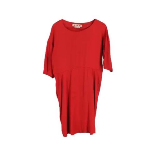 Pre-owned Cotton dresses Marni Pre-owned , Red , Dames