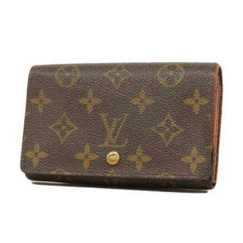 Pre-owned Fabric wallets Louis Vuitton Vintage , Brown , Dames