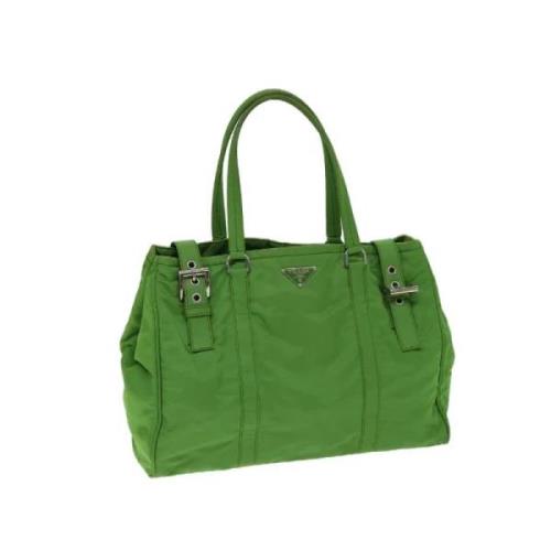 Pre-owned Nylon prada-bags Prada Vintage , Green , Dames