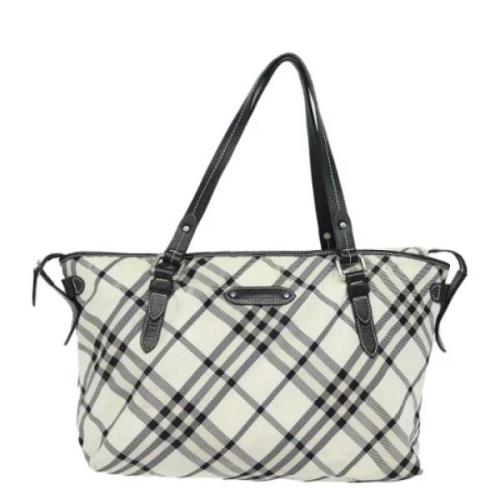 Pre-owned Canvas totes Burberry Vintage , Beige , Dames