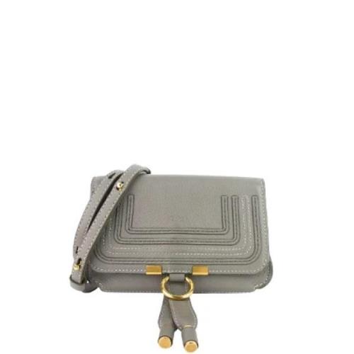 Pre-owned Leather crossbody-bags Chloé Pre-owned , Gray , Dames