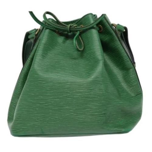 Pre-owned Leather louis-vuitton-bags Louis Vuitton Vintage , Green , D...