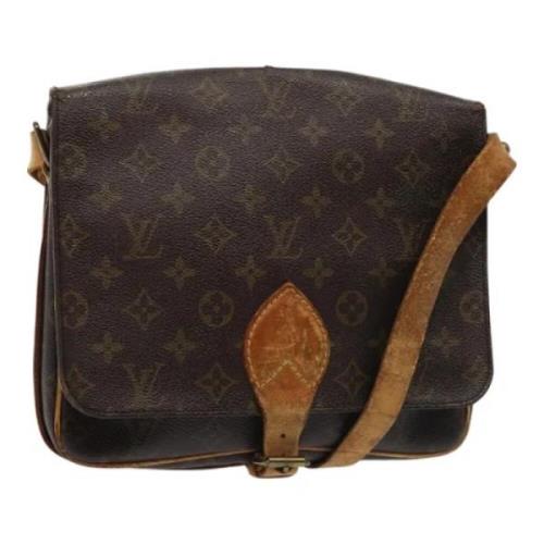 Pre-owned Canvas louis-vuitton-bags Louis Vuitton Vintage , Brown , Da...