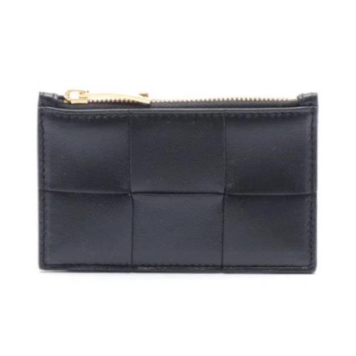 Pre-owned Leather wallets Bottega Veneta Vintage , Black , Dames