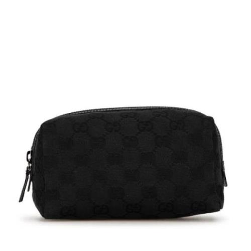 Pre-owned Canvas wallets Gucci Vintage , Black , Dames