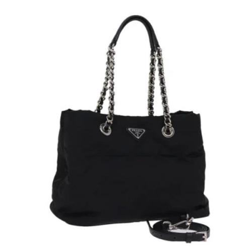 Pre-owned Nylon prada-bags Prada Vintage , Black , Dames