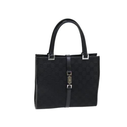 Pre-owned Canvas handbags Gucci Vintage , Black , Dames