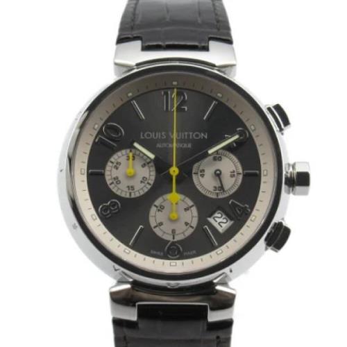 Pre-owned Stainless Steel watches Louis Vuitton Vintage , Gray , Heren