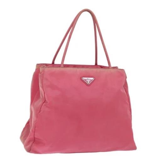 Pre-owned Nylon prada-bags Prada Vintage , Pink , Dames