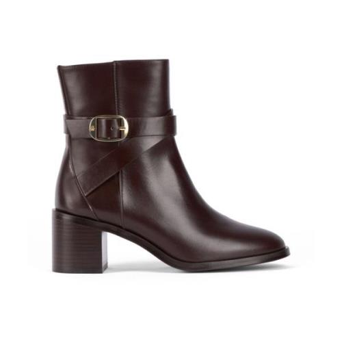 Gespronken Ritssluiting Bootie Stuart Weitzman , Brown , Dames