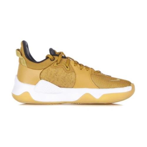 Stijlvolle lage sneaker Tarwe/Zwart Nike , Yellow , Heren