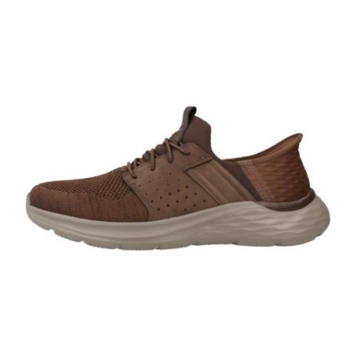 Casual Sneakers voor Mannen - Newick Skechers , Brown , Heren