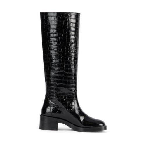 Kaia Knee-High Boot Stuart Weitzman , Black , Dames