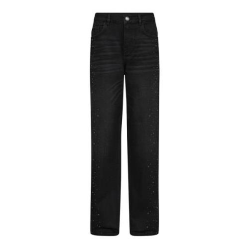 Stijlvolle Star Jeans met Studs MOS Mosh , Gray , Dames