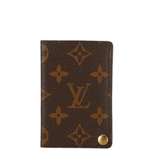 Pre-owned Leather wallets Louis Vuitton Vintage , Brown , Dames