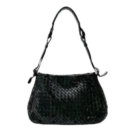 Pre-owned Leather shoulder-bags Bottega Veneta Vintage , Black , Dames