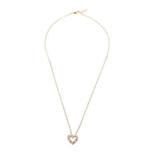 Elegante Metalen Ketting Lanvin , Yellow , Dames