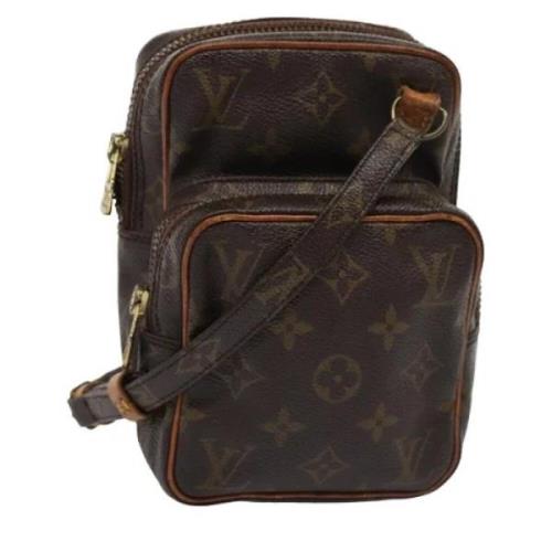 Pre-owned Canvas louis-vuitton-bags Louis Vuitton Vintage , Brown , Da...