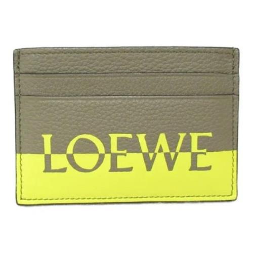 Pre-owned Leather wallets Loewe Pre-owned , Multicolor , Dames