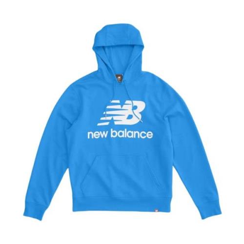 Hoodie Essentials PO New Balance , Blue , Heren