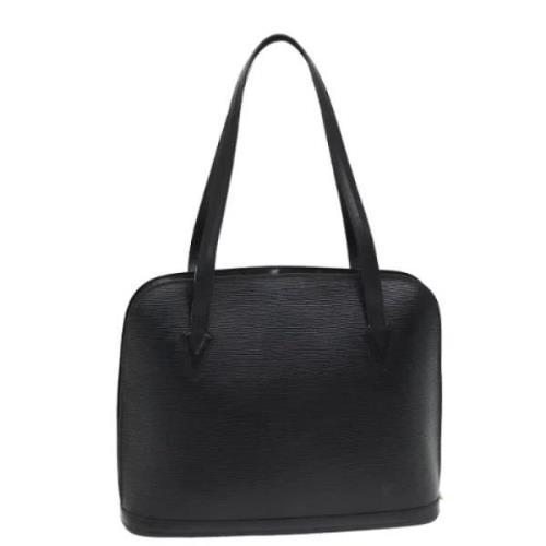 Pre-owned Leather louis-vuitton-bags Louis Vuitton Vintage , Black , D...