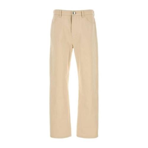 Sand Denim Jeans Jil Sander , Beige , Heren